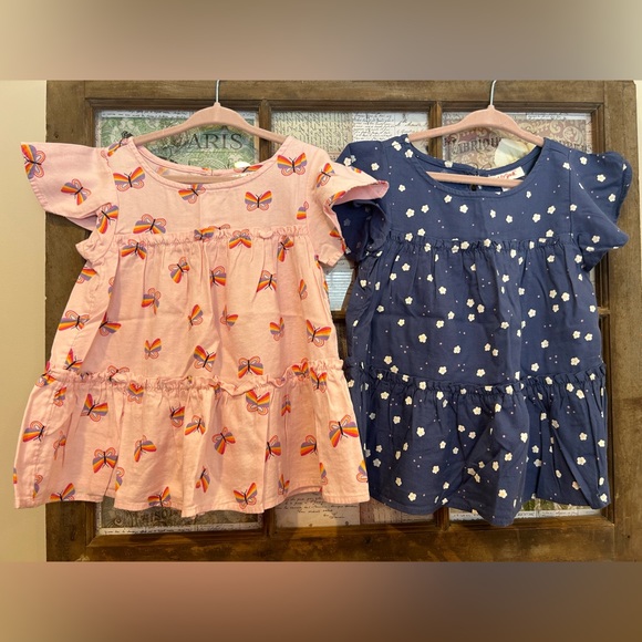 Cat & Jack Other - Two Cat & Jack Girls Ruffle Flutter Sleeve Tops